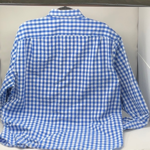 J Crew men’s button down blue/white shirt, size XL - Picture 2 of 7
